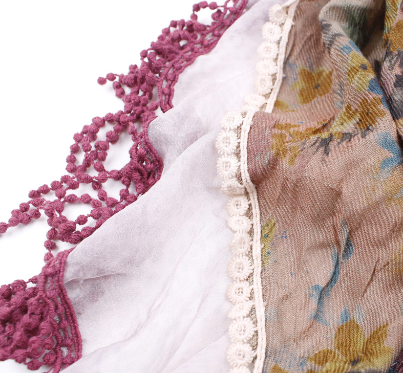 Women's romantic scarves
