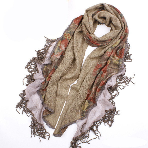 Women's romantic scarves