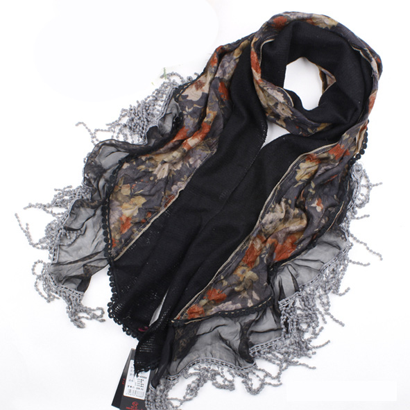 Women's romantic scarves