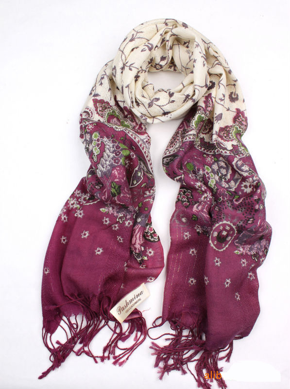 Wholesale gold wool scarf shawl