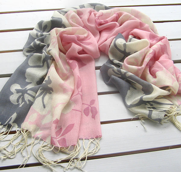 sheer woolen scarf