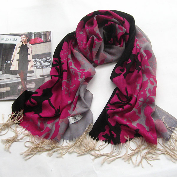 sheer woolen scarf