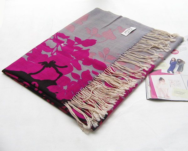 sheer woolen scarf