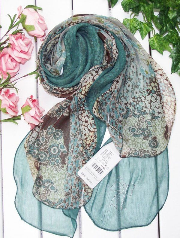 cable knit scarf