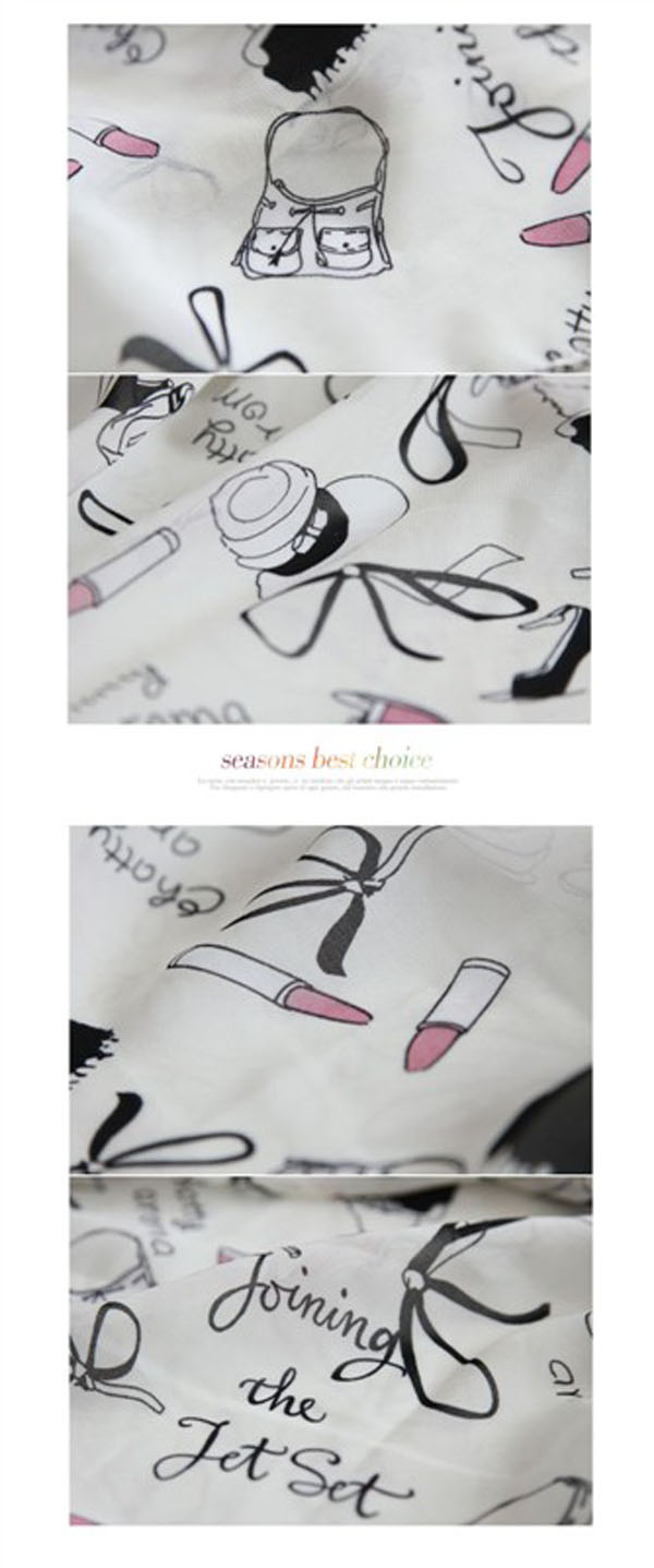 graffiti scarf