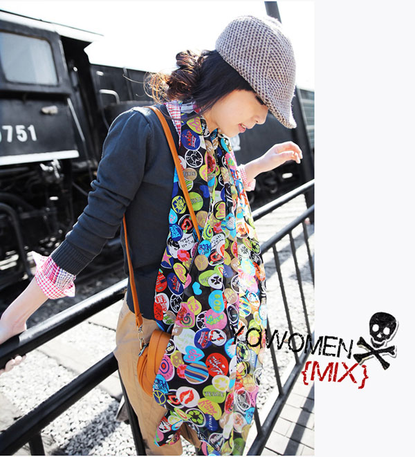color full scarf
