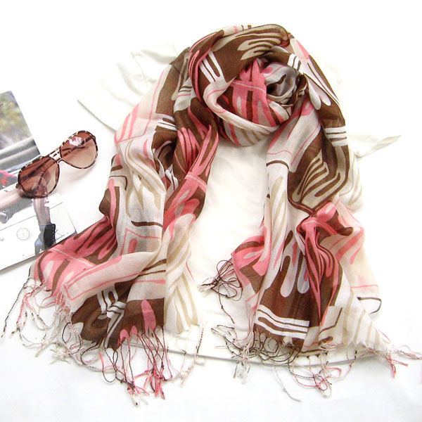 puzzle cotton scarves