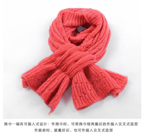 Women winter scarf