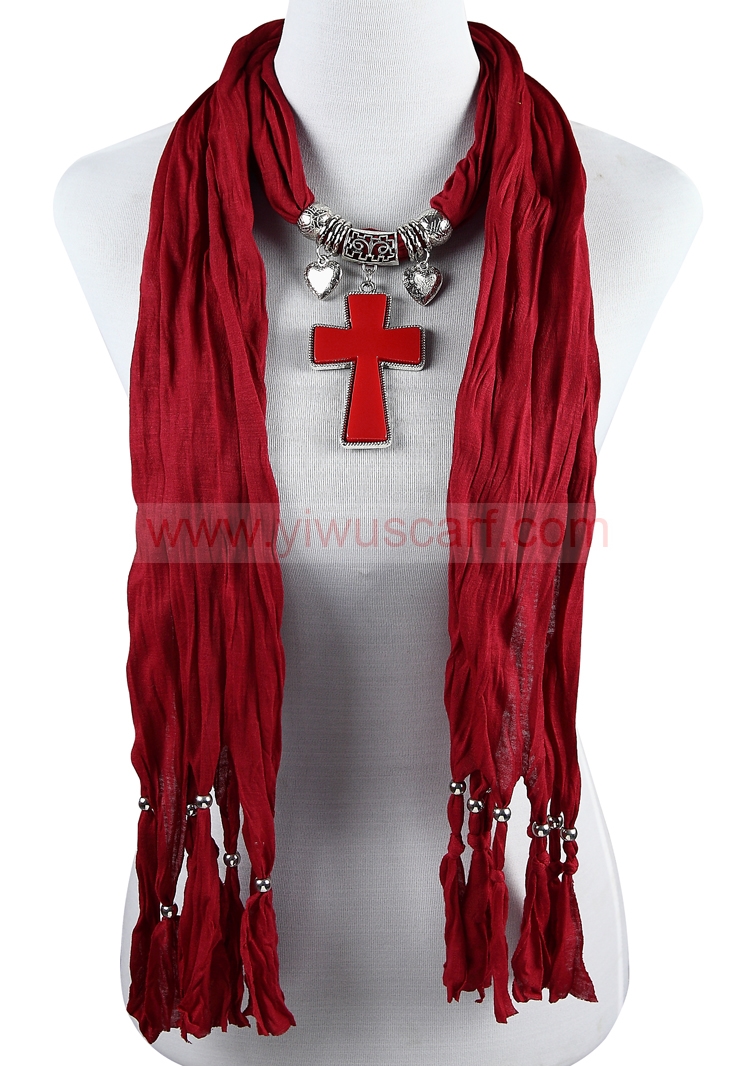 pendant jewelry scarves