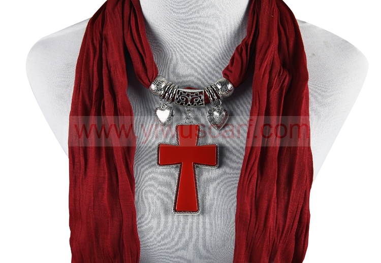 pendant jewelry scarves