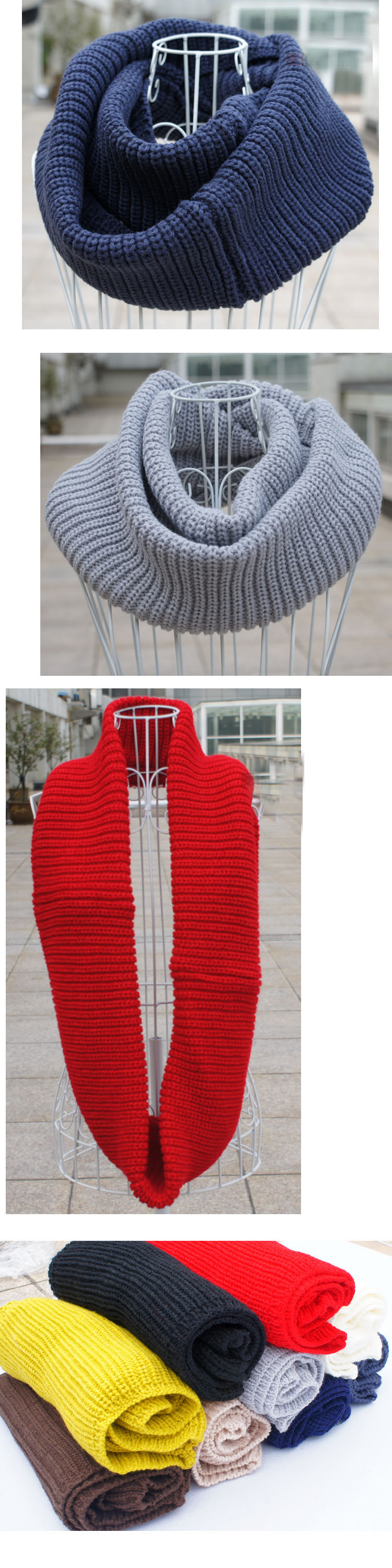 American pop scarf collar