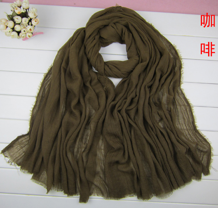 pure color scarf