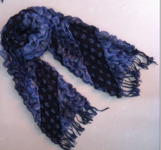 Winter color gas elastic scarf in UK