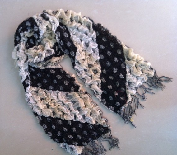 Winter color gas elastic scarf in UK