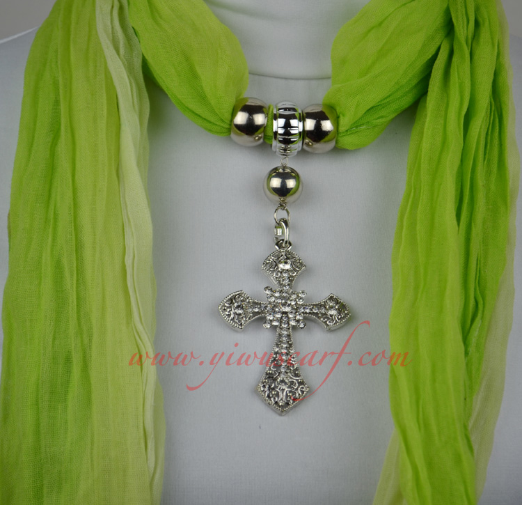 Cross jewelry scarves