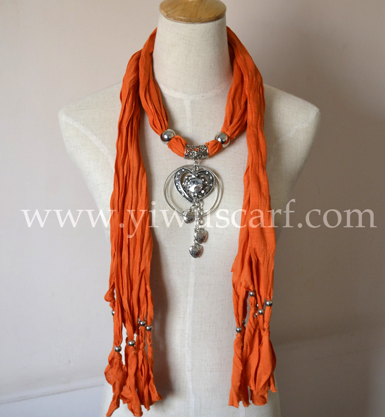 pendant scarves jewelry scarf