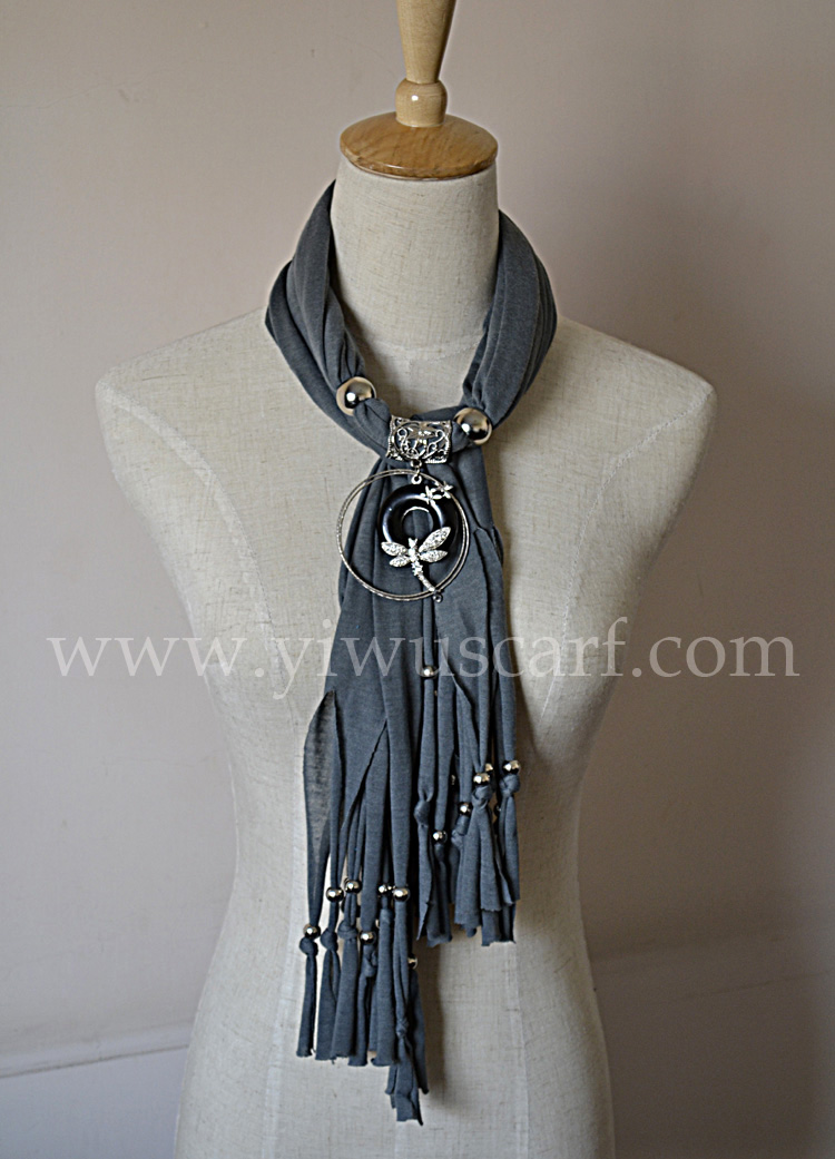 alloy jewelry beads pendant scarf necklace