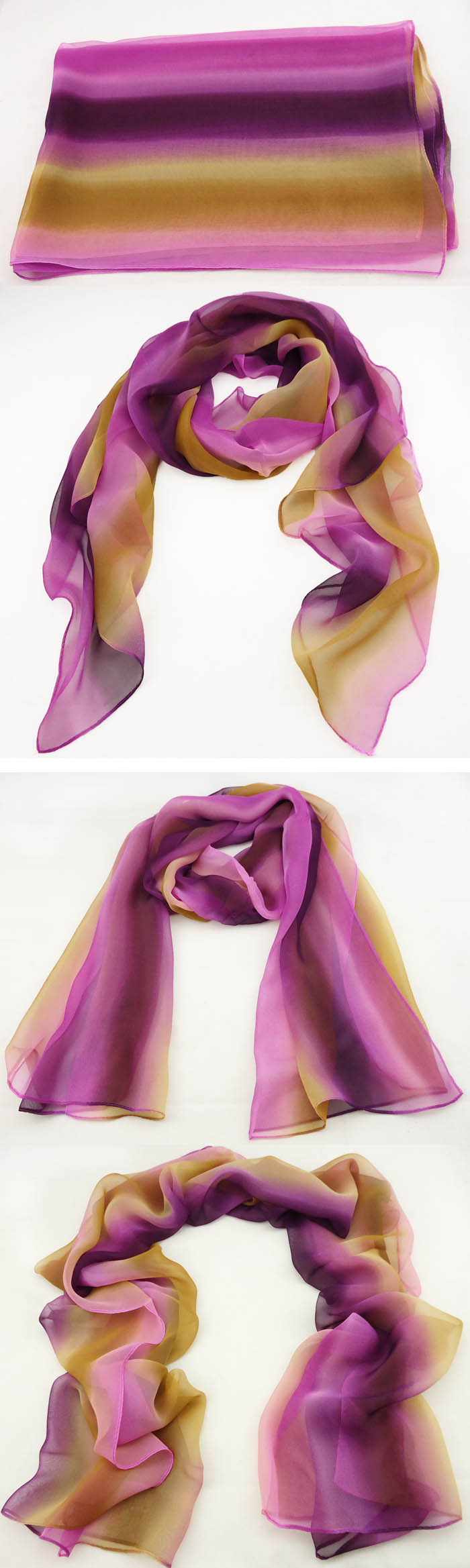 Woman Chiffon Silk Scarf