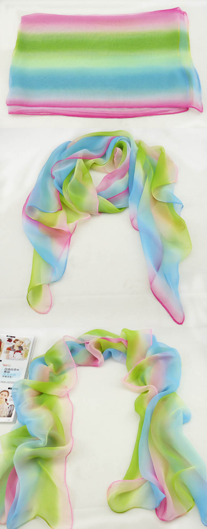 yiwu silk scarf