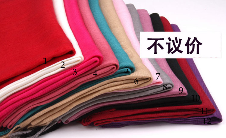 solid color cotton scarves
