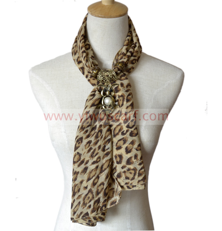 solid color pendant scarves