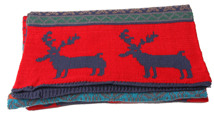 wool winter hat and scarf 