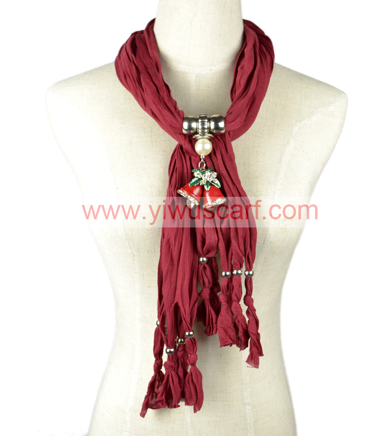 Christmas Scarf Jewelry