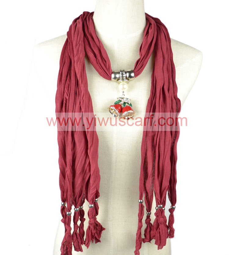 Christmas Scarf Jewelry