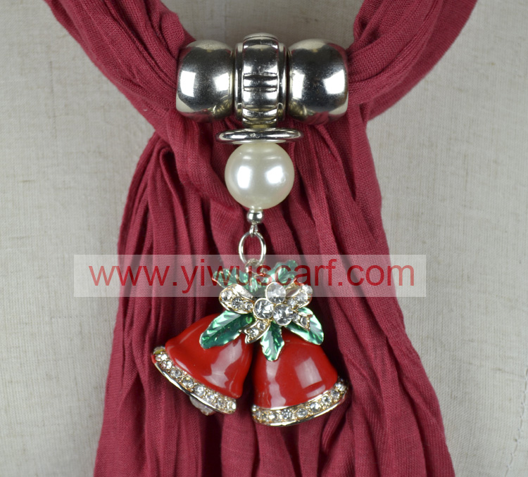 Christmas Scarf Jewelry