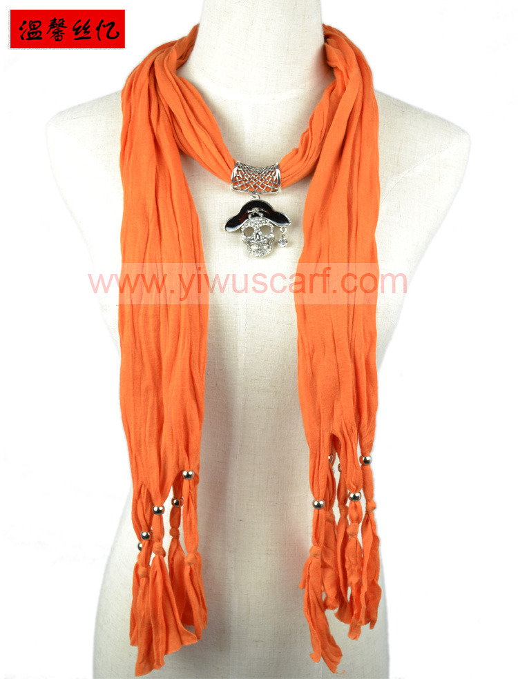 Pirates of the Caribbean pendant jewelry scarf