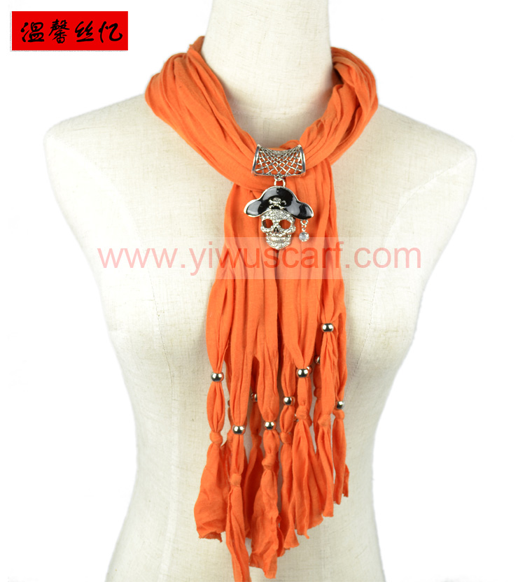 Pirates of the Caribbean pendant jewelry scarf