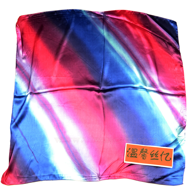 China Square silk scarf
