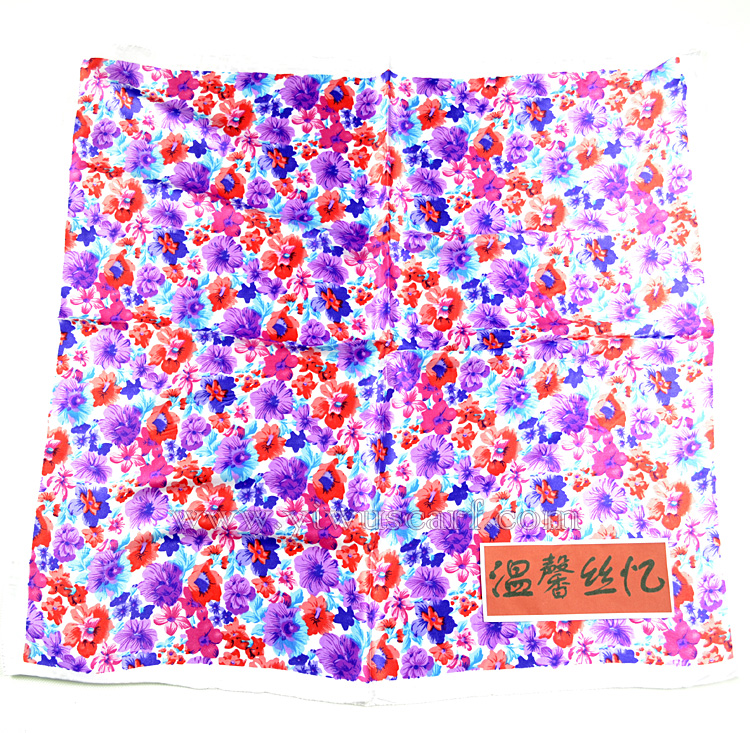 silk printed scarf