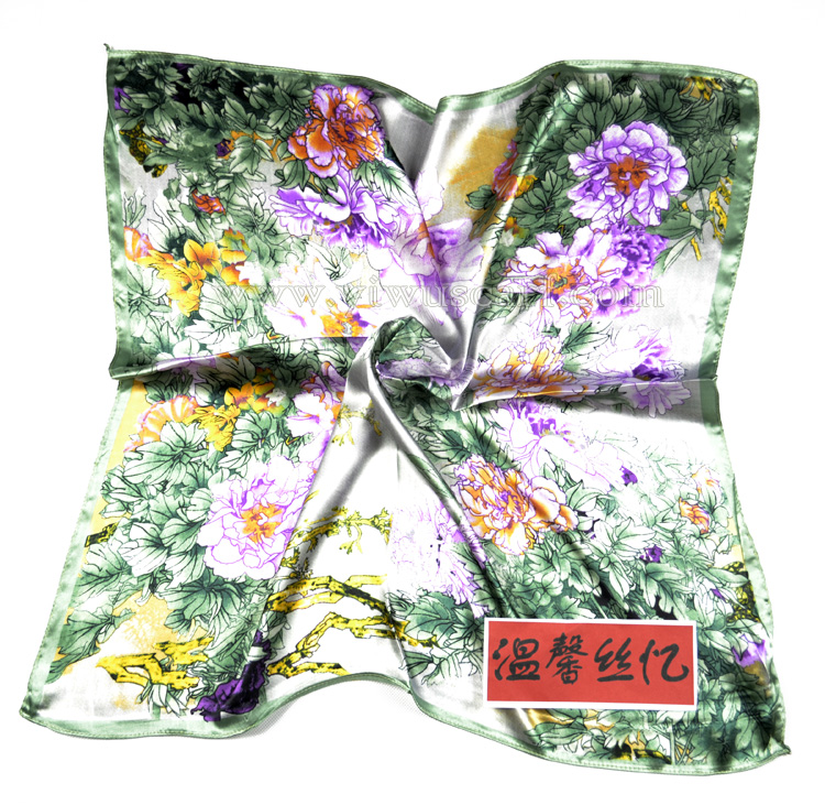 korean silk scarf