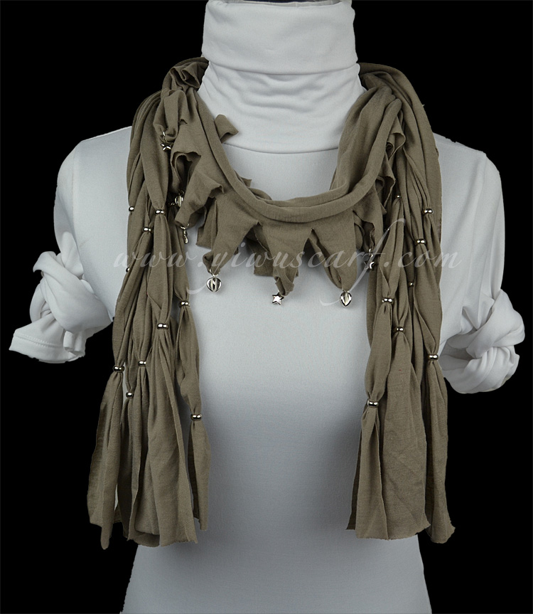 Fashion jewelry scarves