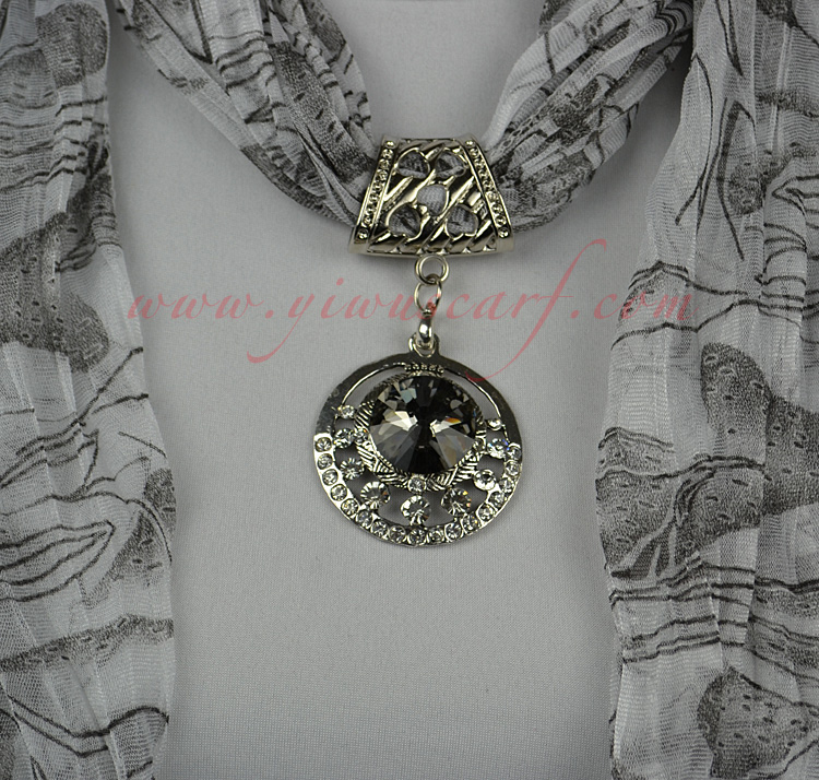 Diamond fashion jewelry scarf