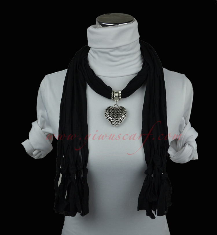 Love alloy jewelry scarf