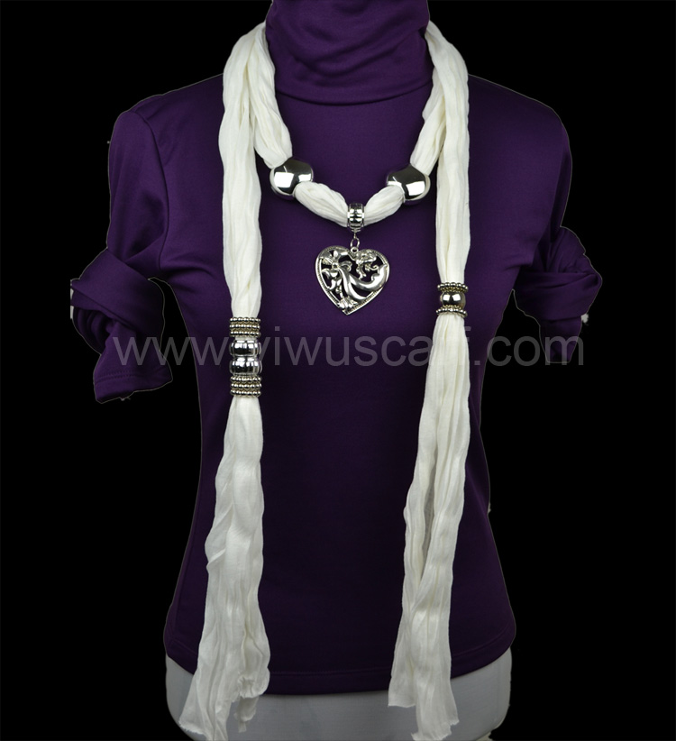 Animal flower jewelry scarf