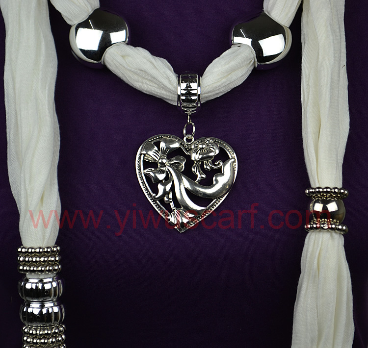 Animal flower jewelry scarf