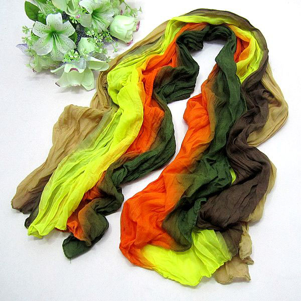 Colorful scarf in Thailand