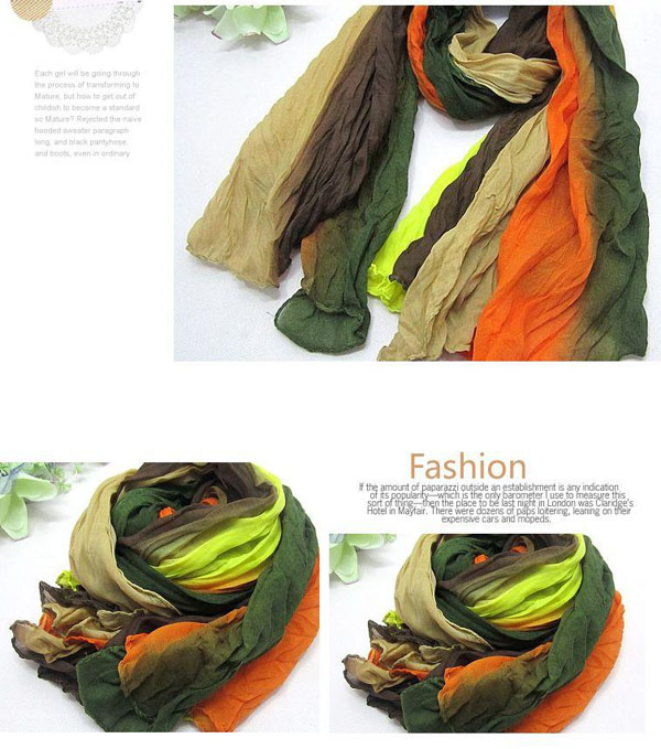 Colorful scarf in Thailand