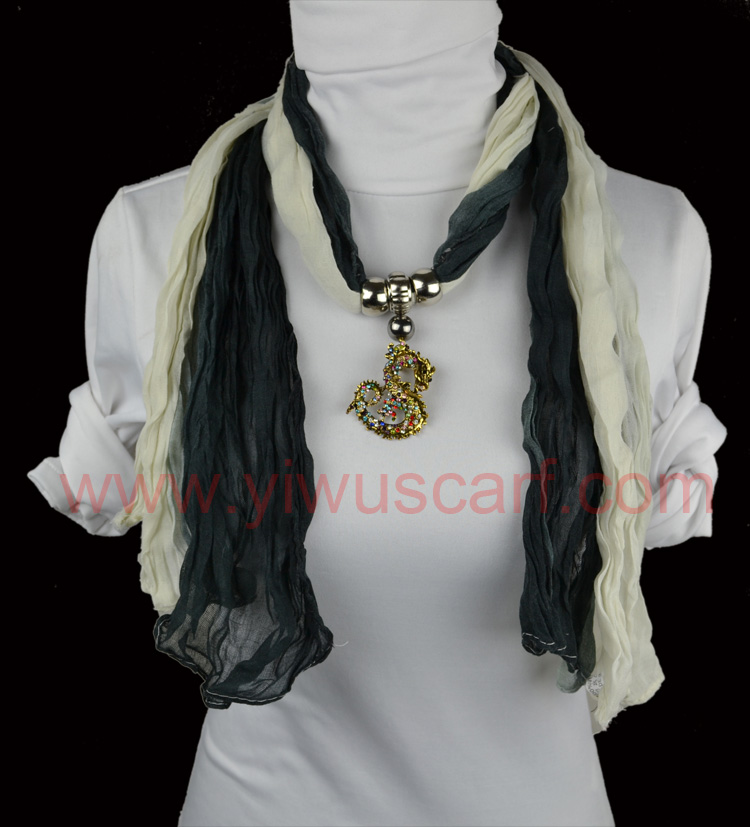 Chinese Dragon Pendants Scarf