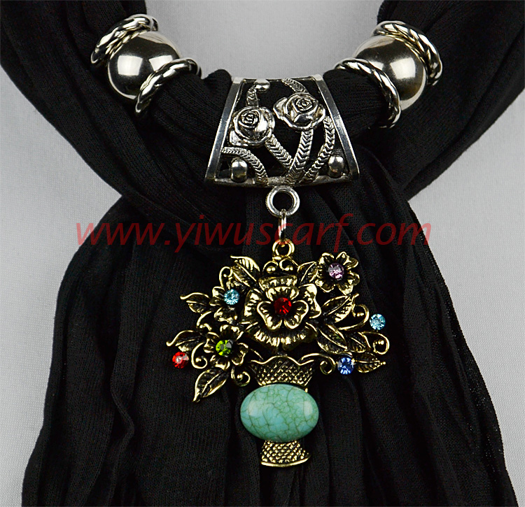 Fashion baskets alloy pendant scarves jewelry scarf