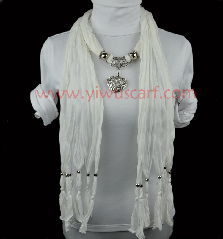 pendant scarf beads whlolesale scarves