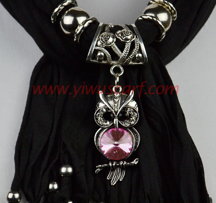wholesale Fashion alloy beads pendant scarf