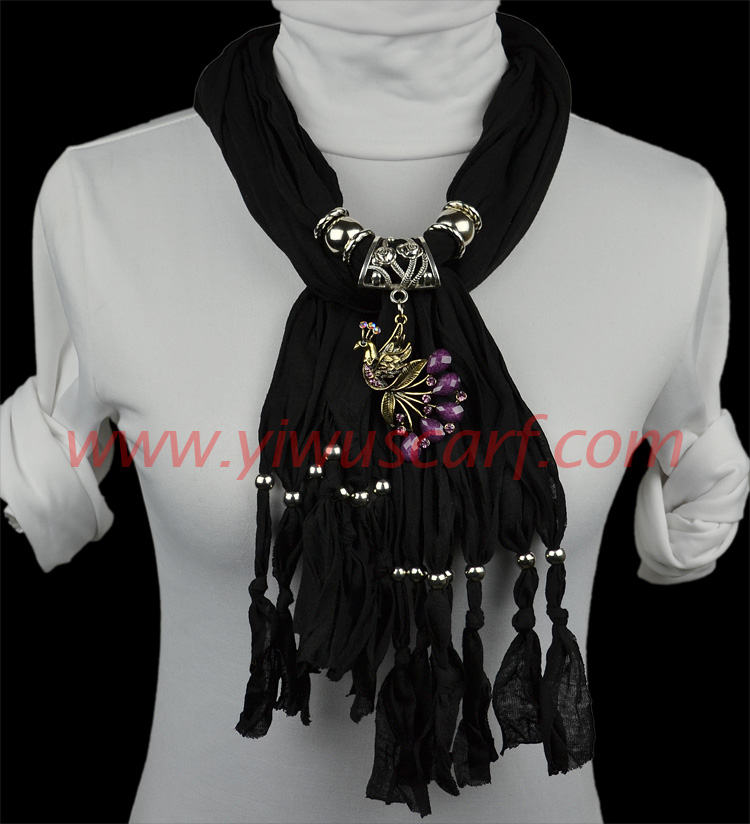 Star jewelry scarf