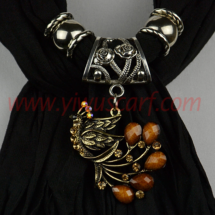 Canadian fashion alloy Phoenix necklace pendant scarf