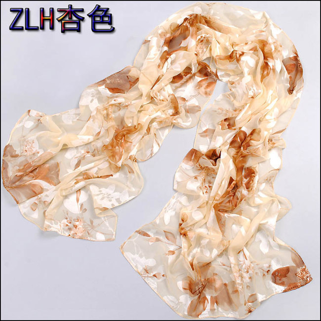 long silk scarf
