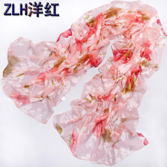 long silk scarf