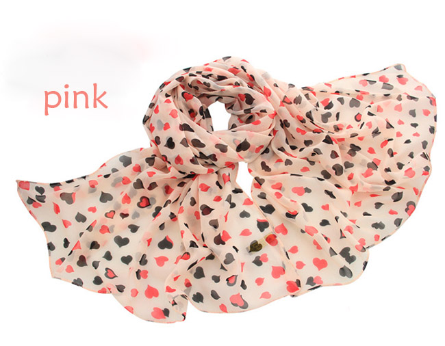 New star scarf, chiffon scarf